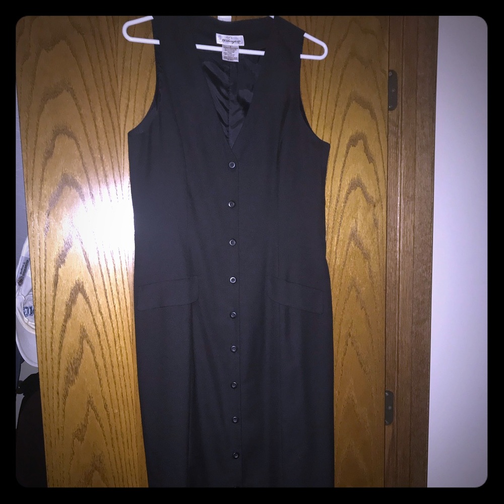 Worthington black long dress